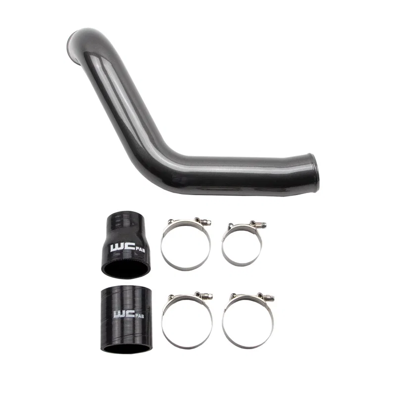 Wehrli WCF100355-SC, 04.5-05 Chevrolet LLY Duramax Passenger Side 3in Intercooler Pipe - Sparkle Copper