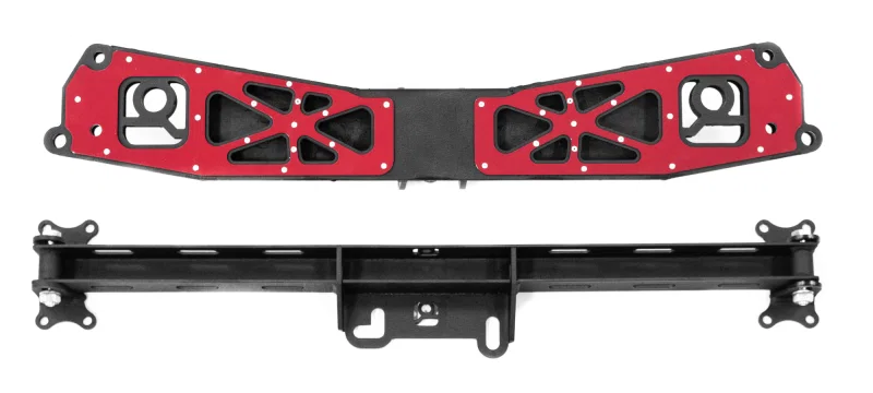 Innovative Mounts 103360, AWD Rear Diff Mount Kit - EG/DC (Standard - Black/Red)