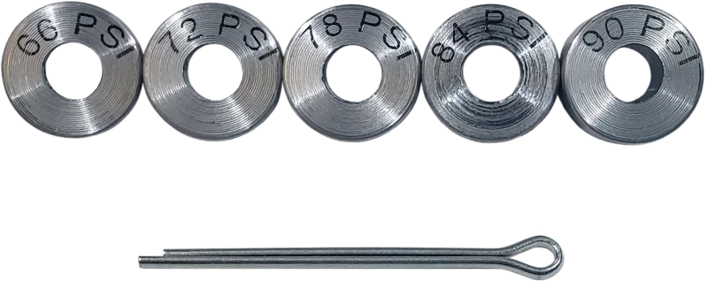 Boundary BP-SH-K, 89-05 Ford/Mazda BP (All Types) I4 Shim Kit (7/14/21/28/35 PSI) w/Retaining Pin