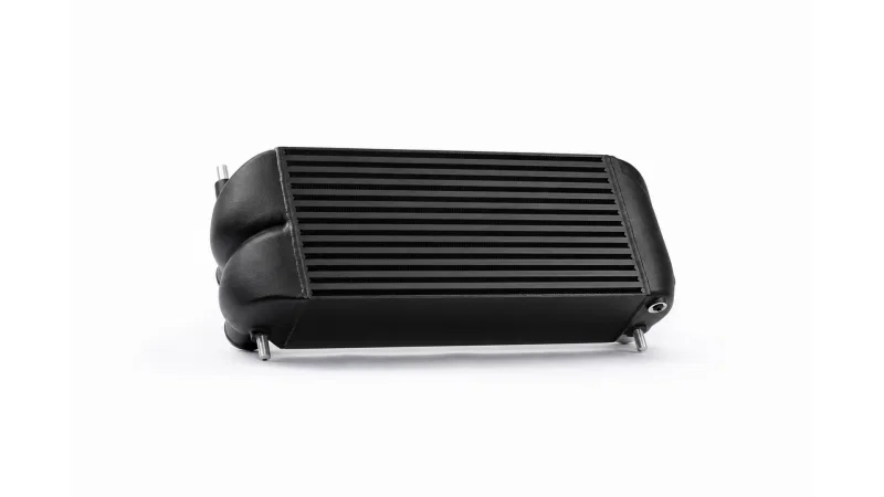 AMS AMS.55.09.0001-4, Performance 2015+ Ford F-150 & Raptor 2.7L/3.5L EcoBoost Stock Loc Intercooler (Black w/o Logo)