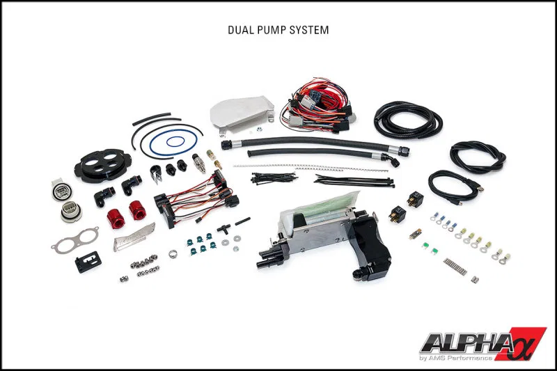 AMS ALP.07.07.0010-2, Performance 2009+ Nissan GT-R R35 Omega Fuel System - Dual Pumps