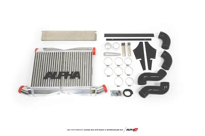 AMS ALP.07.09.0010-1, Performance 2009+ Nissan R35 GTR ALPHA Race X Front Mount Intercooler Kit