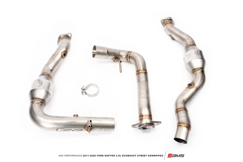 AMS AMS.45.05.0001-2, Performance 17-20 Ford Raptor 3.5L Ecoboost Street Downpipes