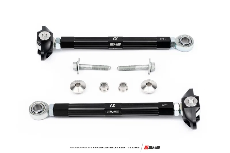 AMS ALP.37.11.0010-1, Performance Audi R8 (RWD & AWD) / Lamborghini Huracan (RWD Only) Billet Rear Toe Links