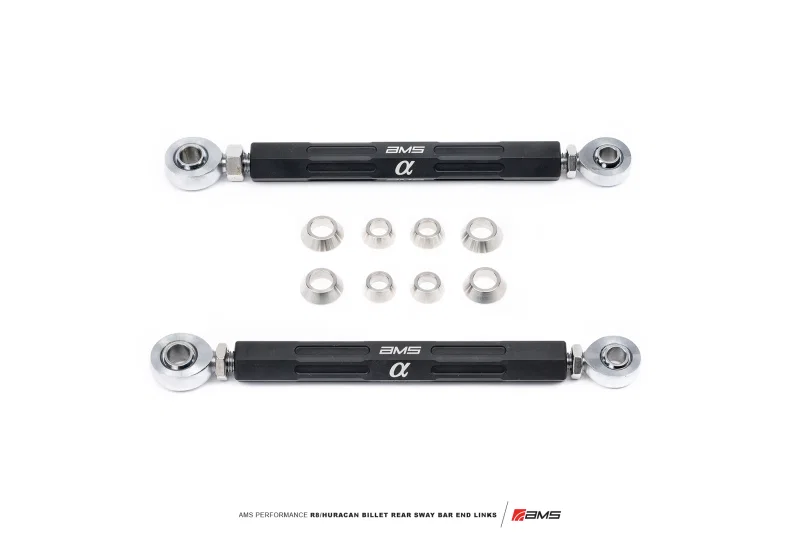 AMS ALP.37.11.0011-1, Performance Audi R8 / Lamborghini Huracan Billet Rear Sway Bar End Links