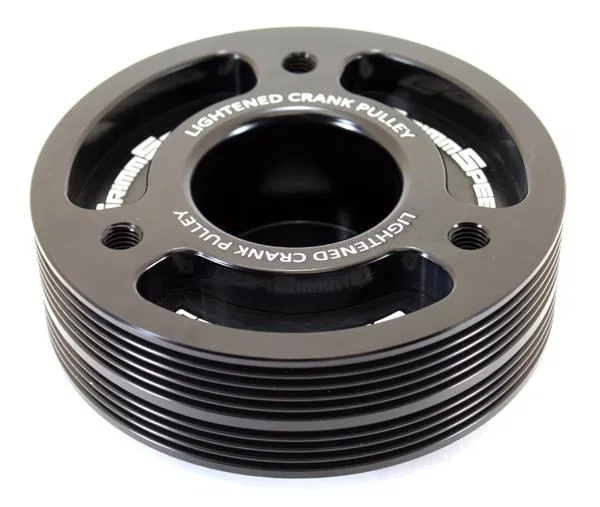GrimmSpeed GRM095015BK, Subaru Black Lightweight Crank Pulley