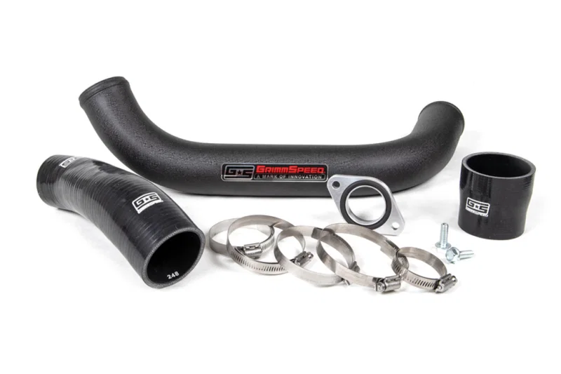 GrimmSpeed GRM090113, 15-21 Subaru WRX TMIC Charge Pipe Kit - Black
