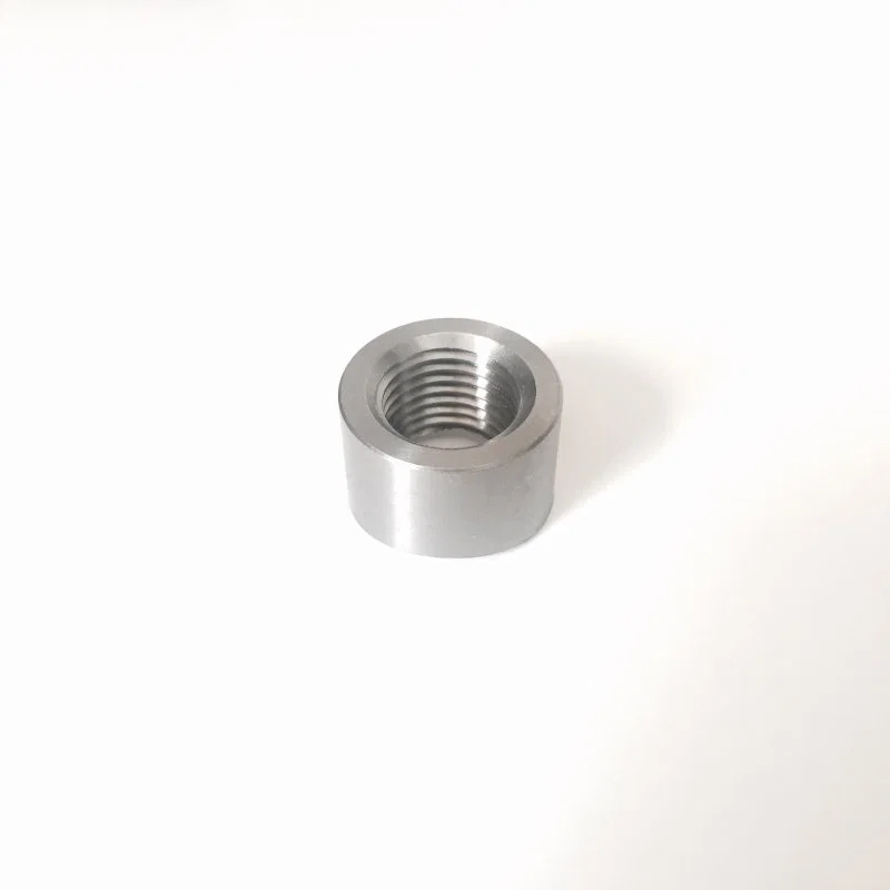 Ticon 104-00700-5000, Industries M12x1.25 Titanium Motorcycle O2 Sensor Bung For 1.5in to 2.75in Tubing - Coped End