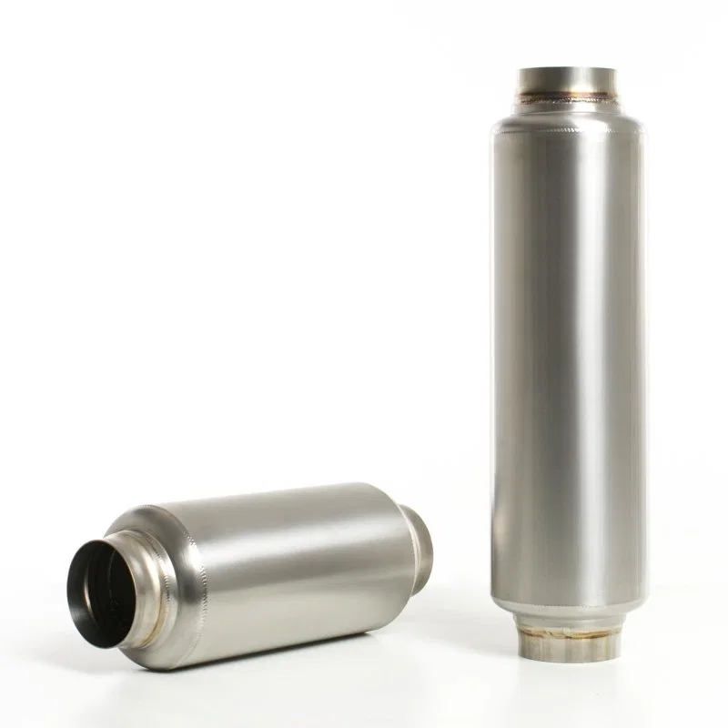 Ticon 116-06323-0000, Industries 17in OAL 2.5in In/Out Ultralight Titanium Muffler