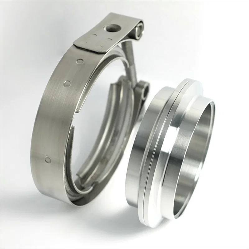 Stainless Bros 603-08910-0002, 3.5in 304SS V-Band Assembly - 2 Flanges/1 Clamp