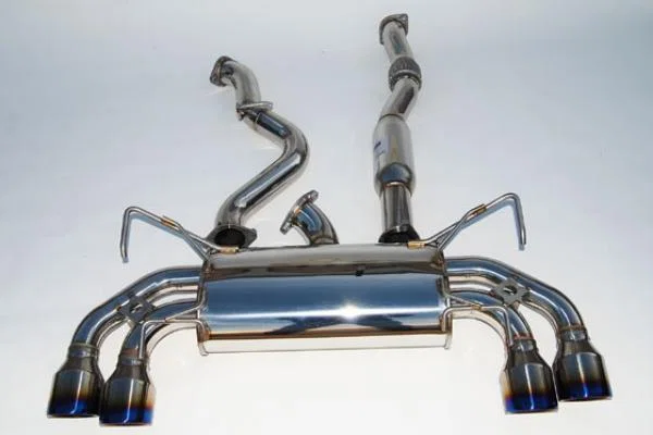 Invidia HS08STIG3T, 08-11 STi Hatch / 11 WRX Hatch Dual Q300 Titanium Tip Cat-back Exhaust for Subaru Impreza