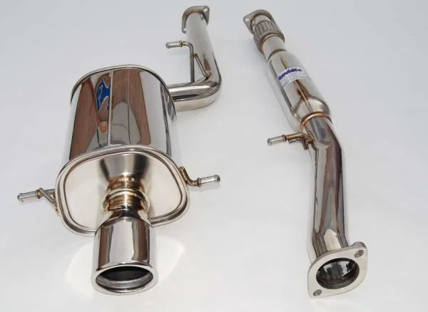 Invidia HS02SW1G3S, 02-07 WRX/STi 76mm Q300 Stainless Steel Cat-back Exhaust