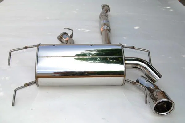Invidia HS08SW5GT3, 08+ WRX Hatch Q300 Single Rolled Stainless Steel Cat-back Exhaust for Subaru Impreza