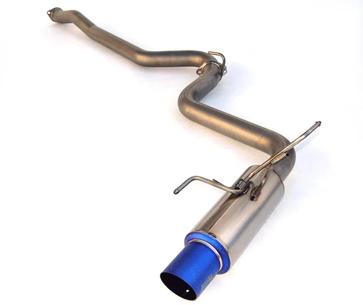 Invidia HS02SW1TRG, 02-07 WRX/STi 80mm Full Titanium Cat-back Exhaust for Subaru Impreza
