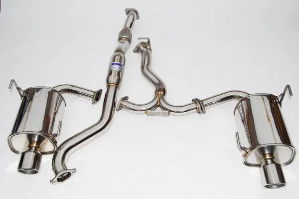 Invidia HS08SW4GT3, 08-09 WRX Sedan Q300 Dual Stainless Steel Tip Cat-back Exhaust