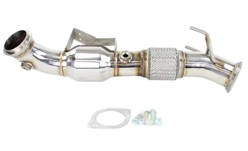 Invidia HS13FFSDPC, 13+ Ford Focus ST Down Pipe w/ High Flow Cat
