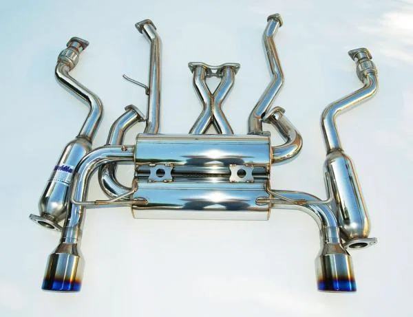 Invidia HS07IG7GID, 07+ Infiniti G37 Coupe Gemini Rolled Titanium Tip Cat-back Exhaust