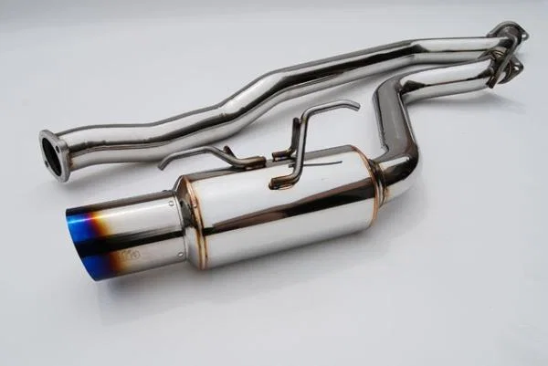 Invidia HS08SW5GRT, 08+ WRX Hatch / 08 STi 76mm RACING Titanium Tip Cat-back Exhaust for Subaru Impreza