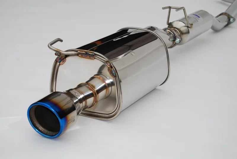 Invidia HS01AR1G3T, 01-06 Acura RSX DC5 Type S Q300 Rolled Titanium Tip 70mm Pipe Cat-Back Exhaust