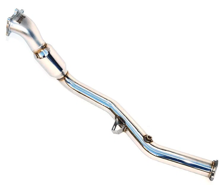 Invidia HS15SWADOC, 15+ Subaru WRX Automatic Trans Down Pipe w/ High Flow Cat