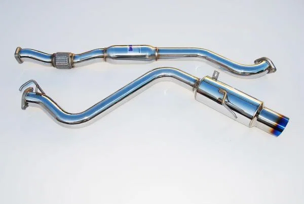 Invidia HS08SW4GTT, 08-09 WRX Sedan 76mm (101mm tip) REGULAR Titanium Tip Cat-back Exhaust for Subaru Impreza
