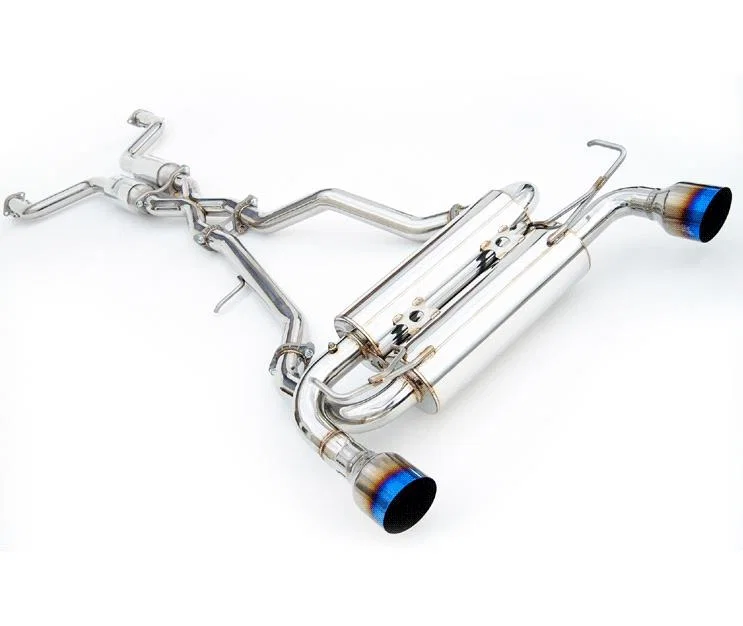 Invidia HS07IG7GIS, 07+ Infiniti G37 Coupe Gemini Rolled Stainless Steel Tip Cat-back Exhaust
