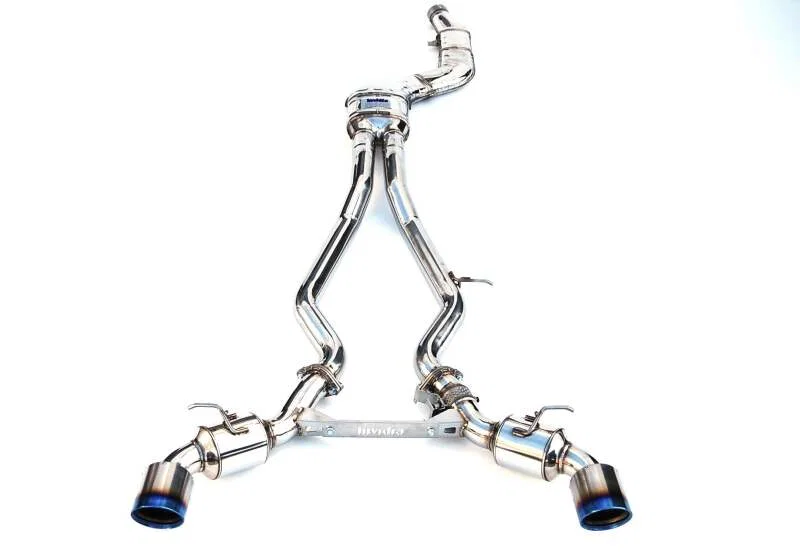 Invidia HS19TSP4VGD1RT, 2019+ Toyota Supra Dual N1 w/ Valve Rolled Titanium Tip Cat-back Exhaust