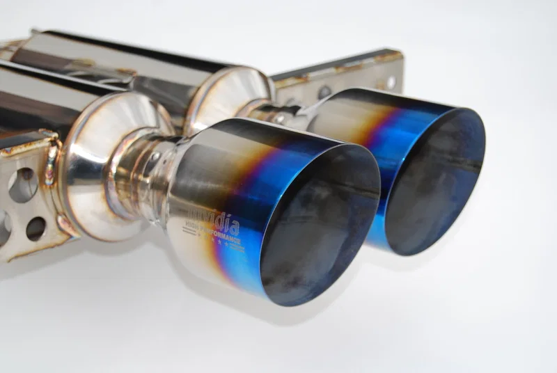 Invidia HS17CHB7GM2ST, 2017+ Honda Civic Hatchback Sport/Sport Touring Gemini Titanium Tip Cat-back Exhaust
