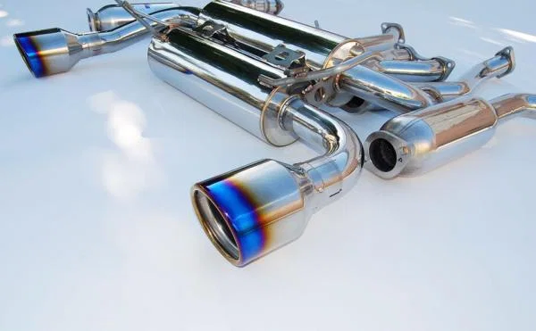 Invidia HS02N3ZGID, 02-08 Nissan 350z Gemini Rolled Titanium Tip Cat-back Exhaust