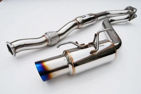 Invidia HS08SW5GTT, 08+ WRX Hatch 76mm REGULAR Titanium Tip Cat-back Exhaust for Subaru Impreza