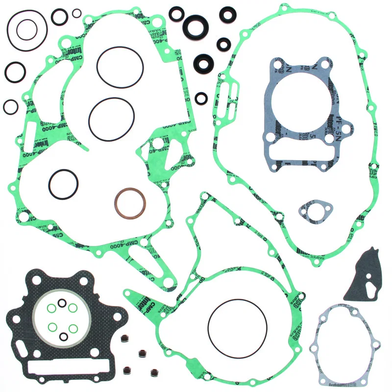 QuadBoss 563984, 93-00 Honda TRX300EX FourTrax Complete Gasket Set w/ Oil Seal