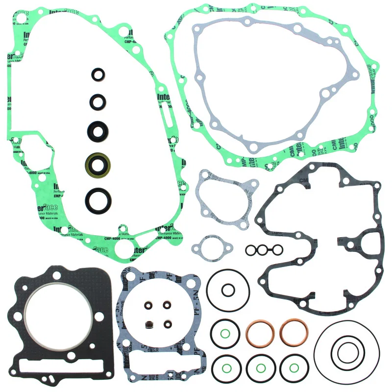 QuadBoss 564014, 99-00 Honda TRX400EX FourTrax Complete Gasket Set w/ Oil Seal
