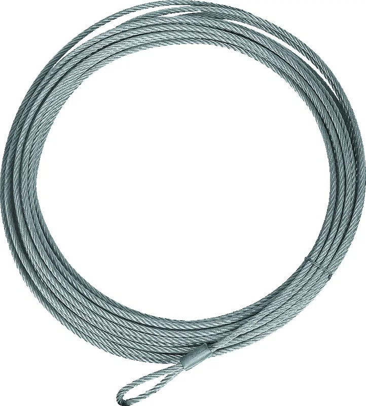 QuadBoss 608707, Winch Cable - 39ft x 3/16in - 2500lb