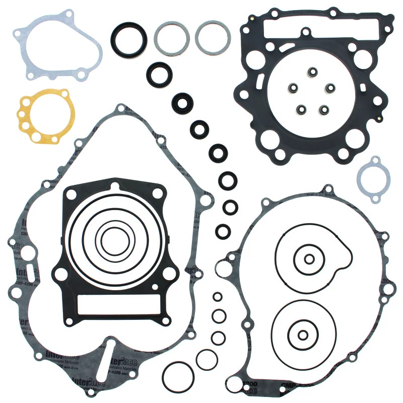 QuadBoss 564039, 01-05 Yamaha YFM660R Raptor Complete Gasket Set w/ Oil Seal