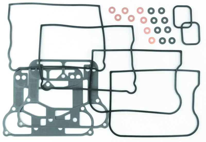 TwinPower 043194, 84-91 Evo Big Twin Rocker Box Gasket Kit Replaces H-D 17038-90 for Harley-Davidson