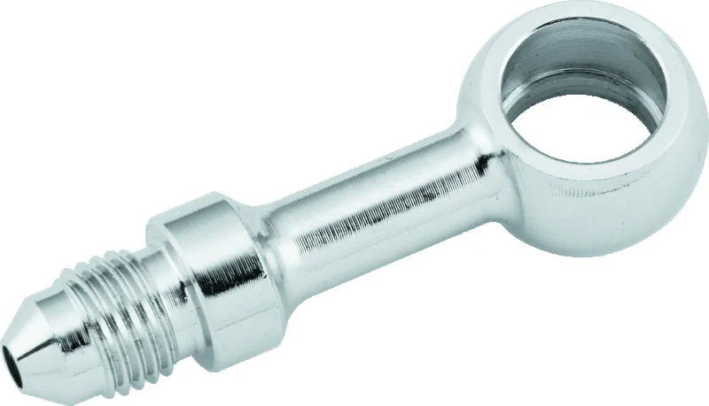 TwinPower 035960, Stainless Brake Fitting 7/16 Inch X AN3 Straight Banjo Adaptor