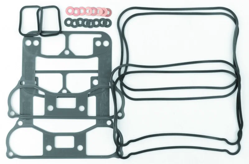 TwinPower 043198, 86-90 XL Models Rocker Box Gasket Kit Replaces H-D 17030-89 for Harley-Davidson