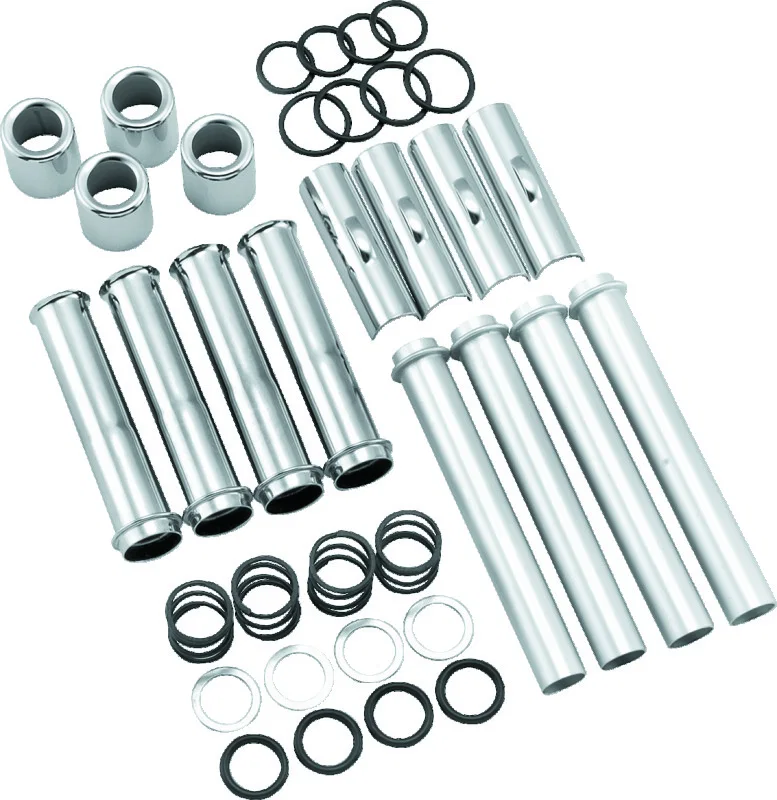 TwinPower 490309, 99-17 Twin Cam Twin Push Rod Tube Kit Adjustable Pushrods OK for Harley-Davidson