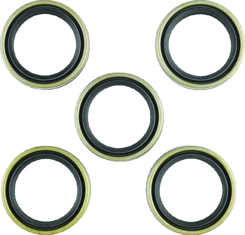 TwinPower 043234, 99-14 Twin Cam Big Twin Engine Sprocket Shaft Seals Replaces H-D 12068 5 Pk for Harley-Davidson