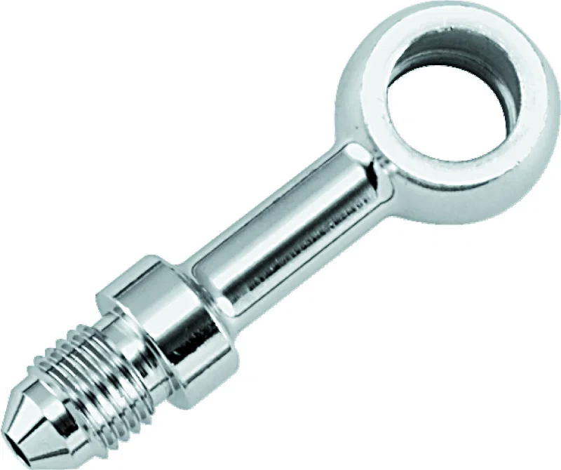 TwinPower 035955, Stainless Brake Fitting 3/8 Inch X AN3 Straight Banjo Adaptor