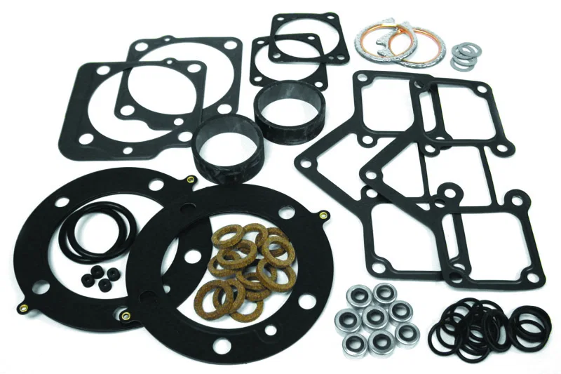 TwinPower 043162, 66-84 Shovelhead Big Twin Top End Gasket Kit Replaces H-D 17034-80A STD Bore for Harley-Davidson