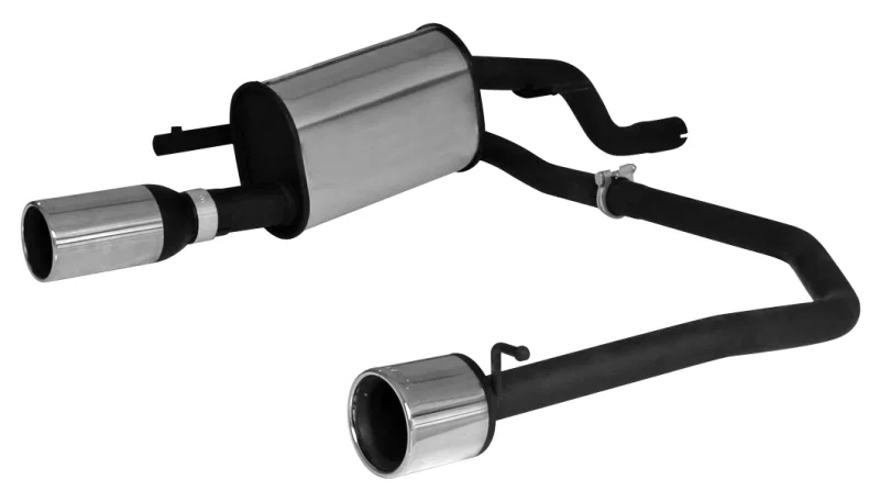 Remus 625006 1570, 2006 Opel Corsa D w/Original Rear Skirt 1.4L (Z14Xep) Axle Back Exhaust