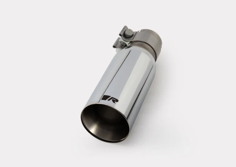 Remus 0007 05GR, 2006 Opel Corsa D (w/OE Sport Rear Skirt) 1.3L CDTi 90mm Straight Cut Chromed Tail Pipe Set