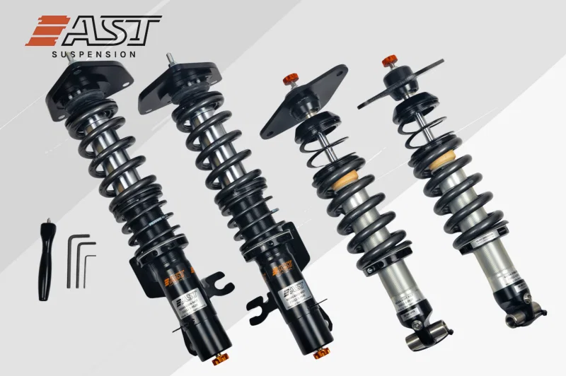 AST ACC-B1414SD, 02-7 Mini Cooper R50 FWD 5100 Comp Coilovers w/ Springs Top Mounts & Droplink