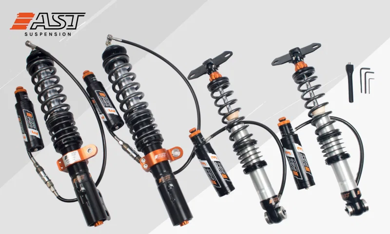 AST RAC-T2404SD, 2021+ Toyota Yaris GXPA16 AWD 5300 Series Coilovers w/ Springs & Droplink - QDC Front
