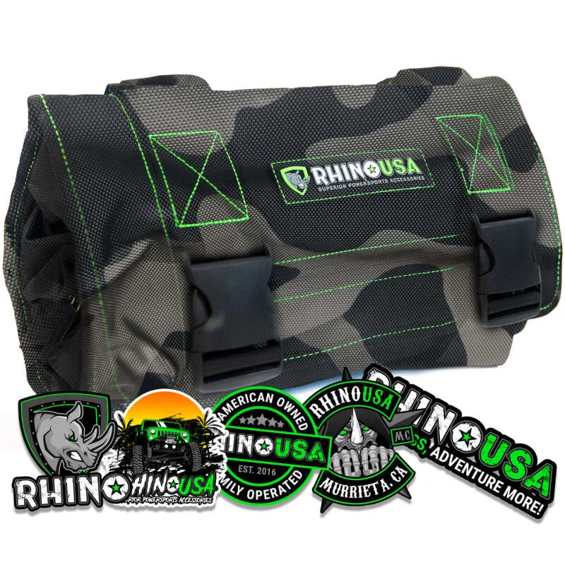 Rhino USA RNO-TOOLROLL-CAMO, Heavy Duty Off-Road Tool Bag/Roll Camo