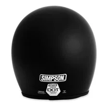 Chopper Helmet - Flat Black - Extra Large image 4