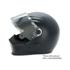 Outlaw Bandit Helmet - Flat Black - Double Extra Large image 5