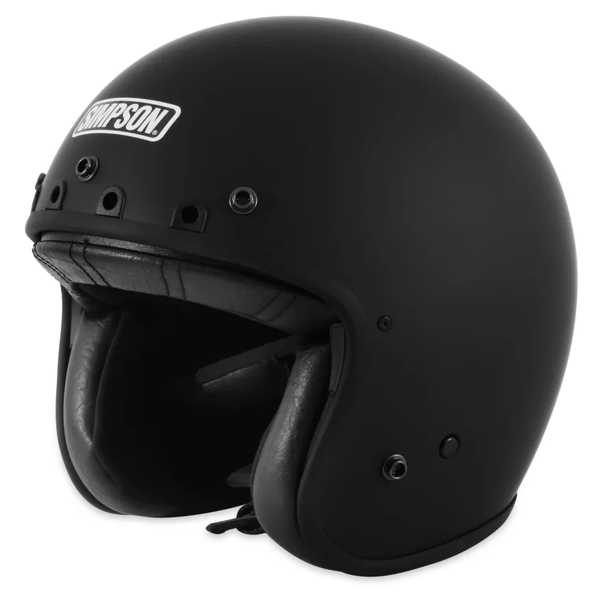 Chopper Helmet - Flat Black - Extra Large