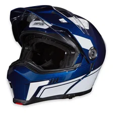 Journey Bandit Helmet - Blue/White - Double Extra Large image 2